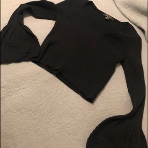 Forever 21 ....... knit lace cuff sweater